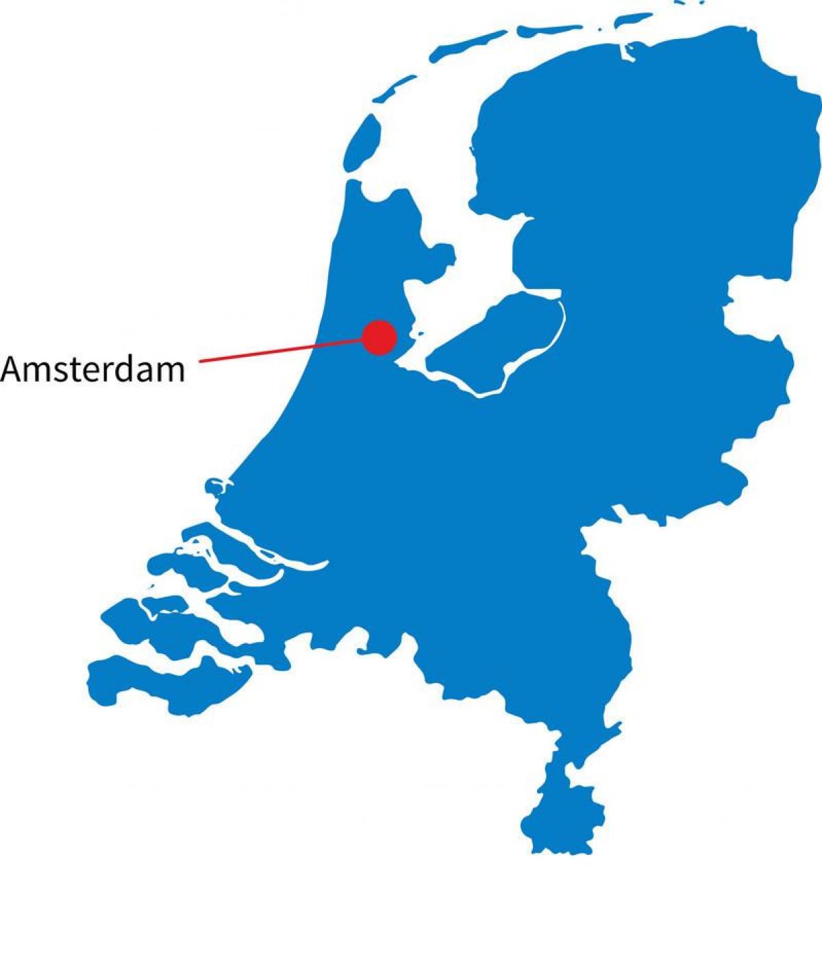 Netherlands capital map